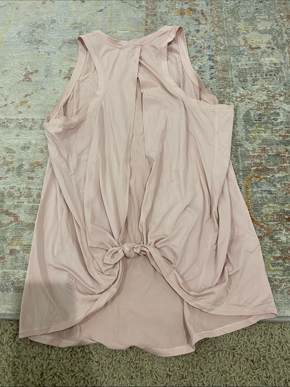 Lululemon Light Pink Twist-Back Active Tank